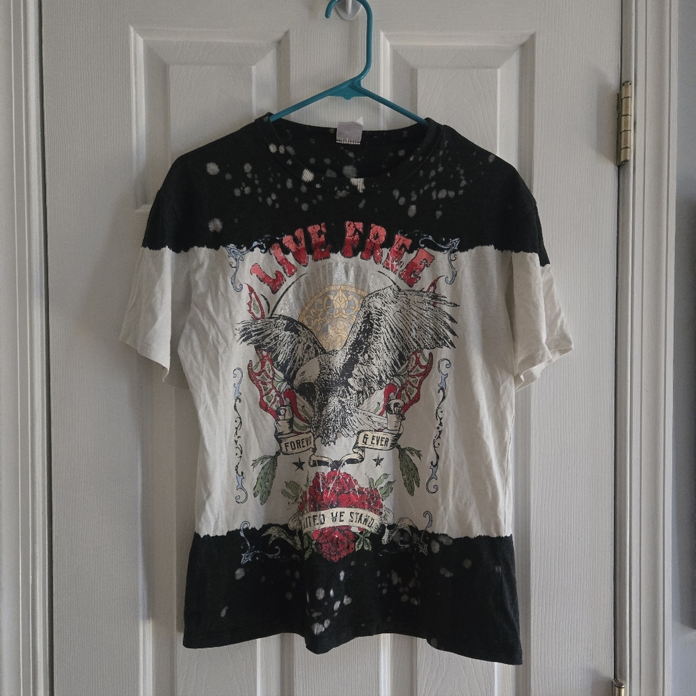 No Boundaries Graphic Tie Dye T-Shirt